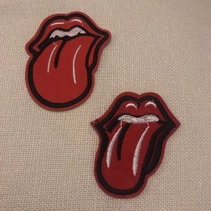 Rolling Stones tongue patches